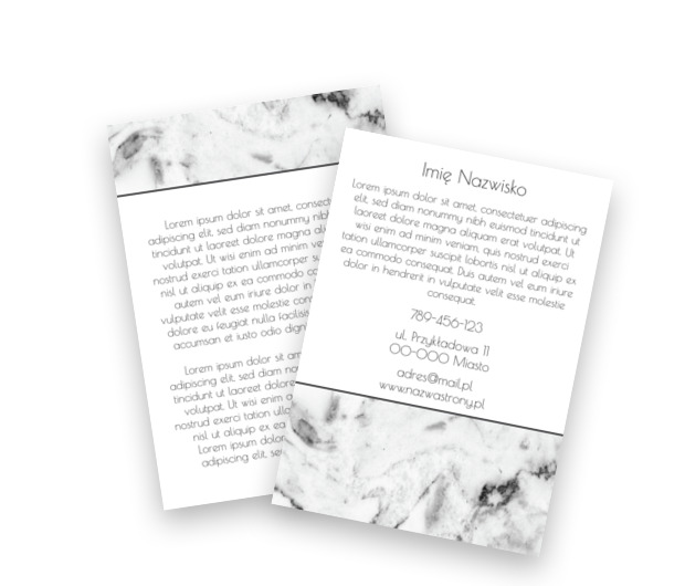 Nastrojowa, ale nie minorowa, Budownictwo, Usługi kamieniarskie - Ulotki Netprint szablony online