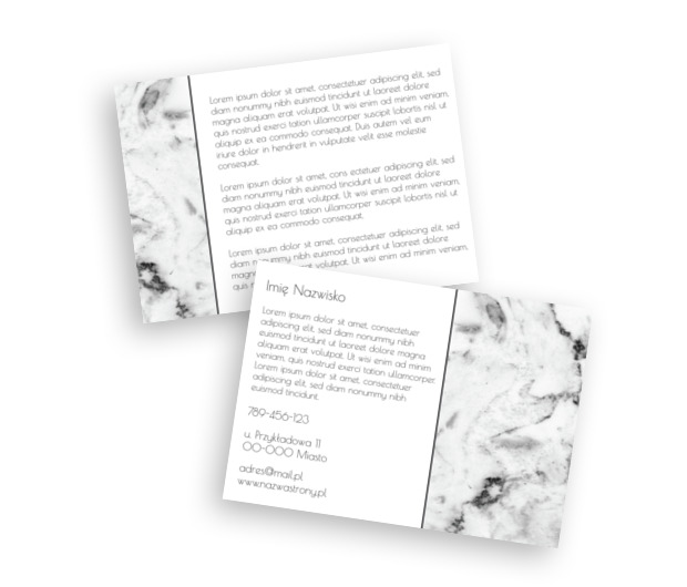 Marmur przyciąga uwagę, Budownictwo, Usługi kamieniarskie - Ulotki Netprint szablony online