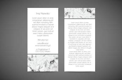 Czytelna, sugestywna reklama, Budownictwo, Usługi kamieniarskie - Ulotki Netprint