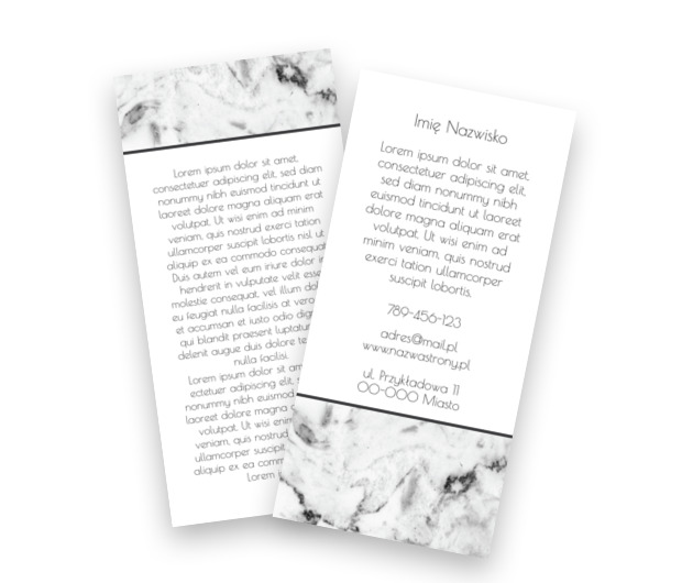 Czytelna, sugestywna reklama, Budownictwo, Usługi kamieniarskie - Ulotki Netprint szablony online