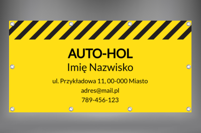 Reklama widoczna z daleka, Motoryzacja, Mechanik - Banery Netprint