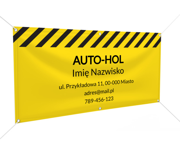 Reklama widoczna z daleka, Motoryzacja, Mechanik - Banery Netprint szablony online