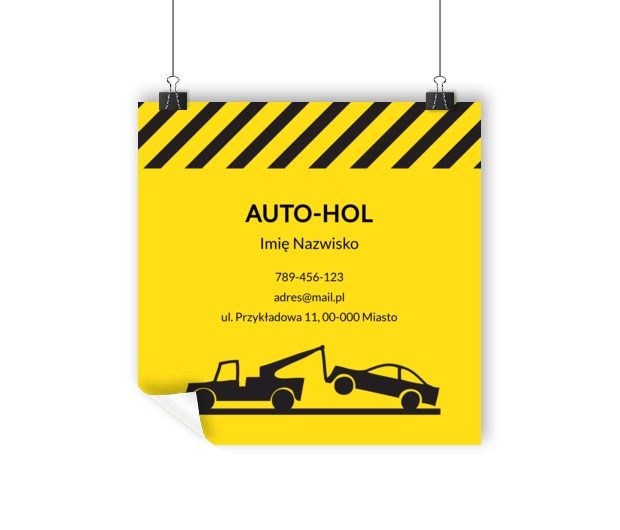 Pozytywny wizerunek , Motoryzacja, Mechanik - Plakaty Wielkoformatowe Netprint szablony online