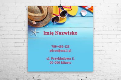 Słoneczny plakat na zamówienie, Turystyka, Hotel, Motel, Pensjonat - Plakaty Wielkoformatowe Netprint