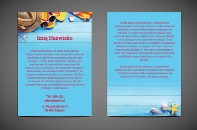 Kolory urlopowe to jest to!, Turystyka, Hotel, Motel, Pensjonat - Ulotki Netprint