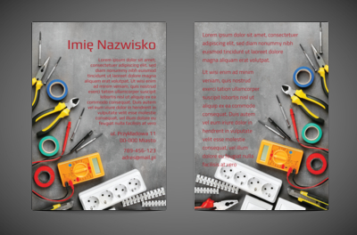 Arsenał przyborów już gotowy, Budownictwo, Elektryk - Ulotki Netprint