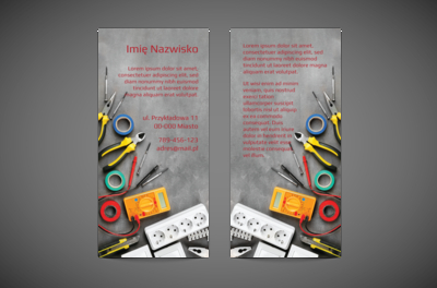 Kompaktowy format, efektowna grafika, Budownictwo, Elektryk - Ulotki Netprint