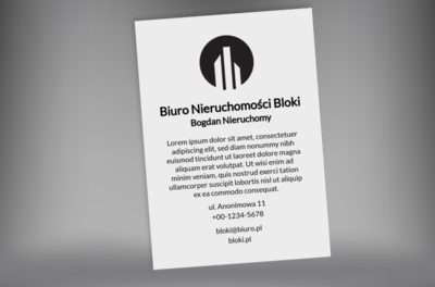 Konkretnie, jak to w nieruchomościach, Nieruchomość, Biuro nieruchomości - Plakaty Netprint
