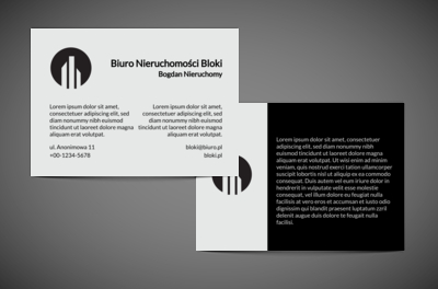 Dajcie się poznać, ale stylowo, Nieruchomość, Biuro nieruchomości  - Ulotki Netprint