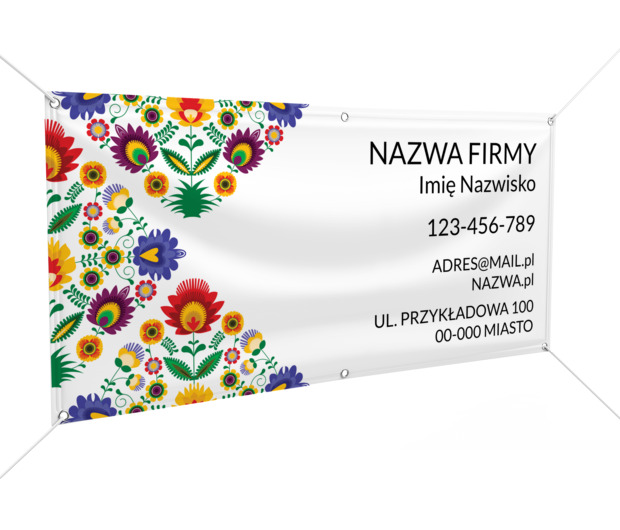 Wykorzystaj znane motywy, Motywy, Tła i tekstury - Banery Netprint szablony online