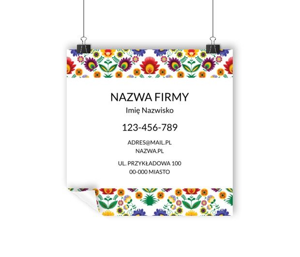 Informacje w otoczeniu barw, Motywy, Tła i tekstury - Plakaty Wielkoformatowe Netprint szablony online