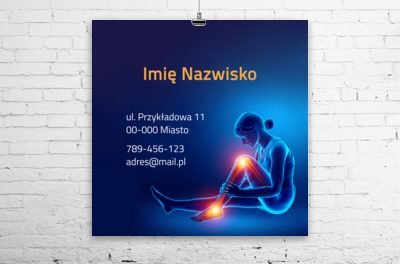 Daj się poznać w okolicy, Medycyna, Fizjoterapia - Plakaty Wielkoformatowe Netprint