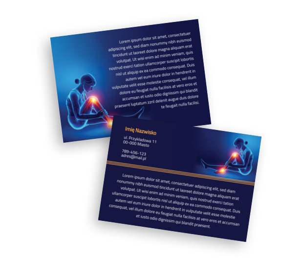 Wyciągamy z mroku bólu, Medycyna, Fizjoterapia - Ulotki Netprint szablony online