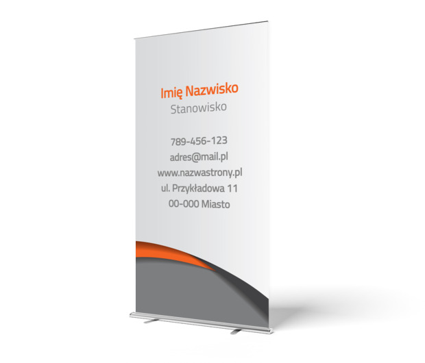 Efektowna reklama mobilna, Motywy, Abstrakcja - Roll-up Netprint szablony online