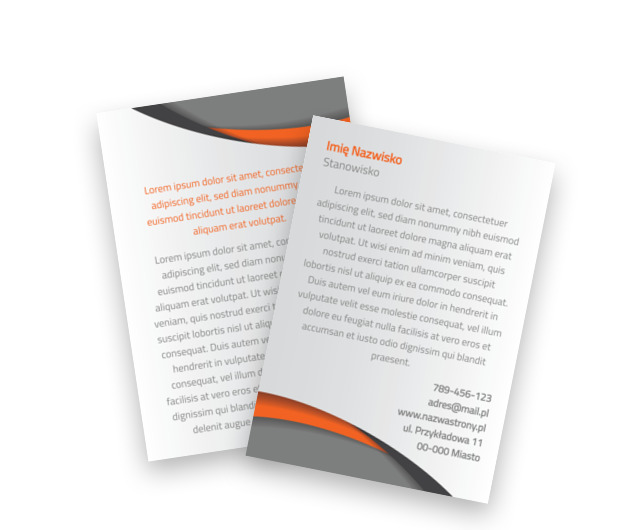 Informacje ładnie podane, Motywy, Abstrakcja - Ulotki Netprint szablony online