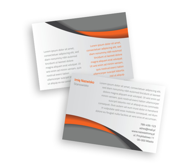 Skutecznie i na temat, Motywy, Abstrakcja - Ulotki Netprint szablony online