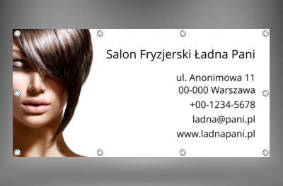Przekonaj potencjalne klientki, Zdrowie i uroda, Salon fryzjerski - Banery Netprint