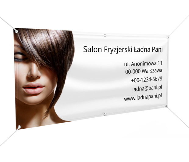 Przekonaj potencjalne klientki, Zdrowie i uroda, Salon fryzjerski - Banery Netprint szablony online