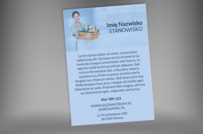 Gotowa do pracy, Usługi domowe, Firma sprzątająca - Plakaty Netprint