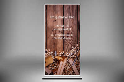 Pokaż wszystkim jak pracujesz, Budownictwo, Remont i wykończenia - Roll-up Netprint