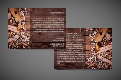 Drewniane tło – skuteczny patent, Budownictwo, Remont Wykończenia - Ulotki Netprint