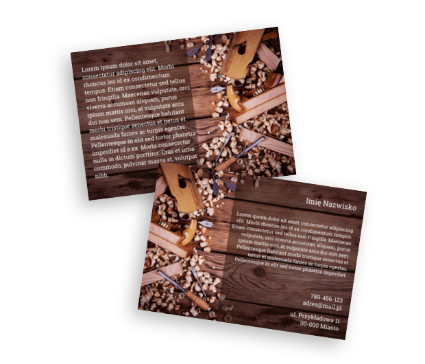 Drewniane tło – skuteczny patent, Budownictwo, Remont Wykończenia - Ulotki Netprint szablony online