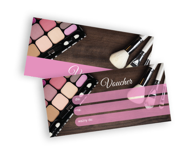 Skutecznie zachęcaj klientki, Zdrowie i uroda, Wizaż - Vouchery Netprint szablony online