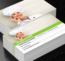 Szef kuchni, Gastronomia, Restauracja - Wizytówki Netprint