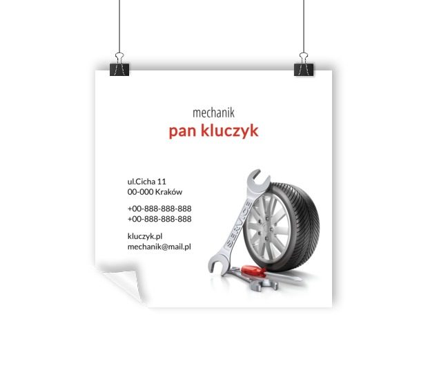 Pokaż co potrafisz, Motoryzacja, Mechanik - Plakaty Wielkoformatowe Netprint szablony online