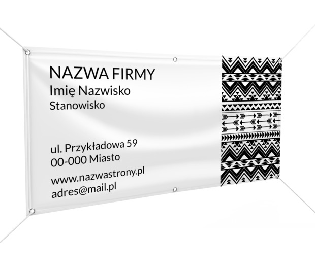 Bardzo widoczna reklama terenowa, Motywy, Uniwersalne - Banery Netprint szablony online