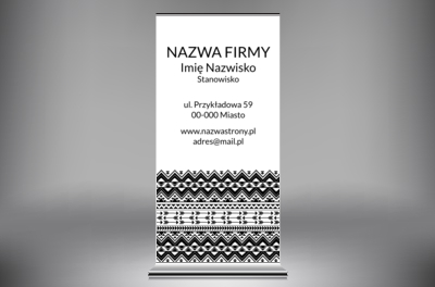 Wszędzie wygląda efektownie, Motywy, Uniwersalne - Roll-up Netprint