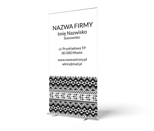 Wszędzie wygląda efektownie, Motywy, Uniwersalne - Roll-up Netprint szablony online