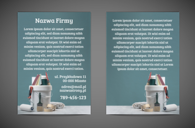 Jeszcze więcej możliwości, Budownictwo, Usługi malarskie - Ulotki Netprint