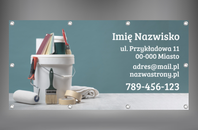 Skuteczna reklama lokalna, Budownictwo, Usługi malarskie - Banery Netprint