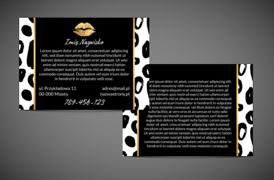 Dobre proporcje i efektowny wygląd, Motywy, Glamour - Ulotki Netprint