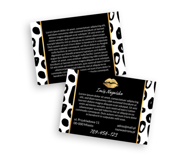 Dobre proporcje i efektowny wygląd, Motywy, Glamour - Ulotki Netprint szablony online