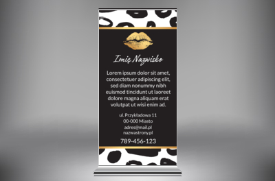 Reklama, która was wyróżni, Motywy, Glamour - Roll-up Netprint