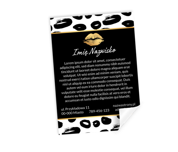 Piękno glamour na plakacie, Motywy, Glamour - Plakaty Netprint szablony online