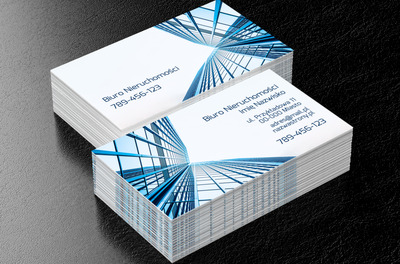 Wręczaj je z dumą każdemu, Nieruchomość, Biuro nieruchomości - Wizytówki Netprint