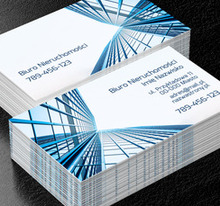 Wręczaj je z dumą każdemu, Nieruchomość, Biuro nieruchomości - Wizytówki Netprint