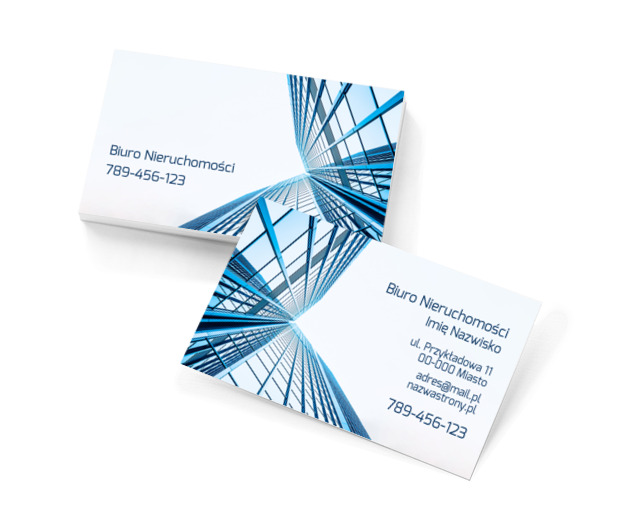 Wręczaj je z dumą każdemu, Nieruchomość, Biuro nieruchomości - Wizytówki Netprint szablony online