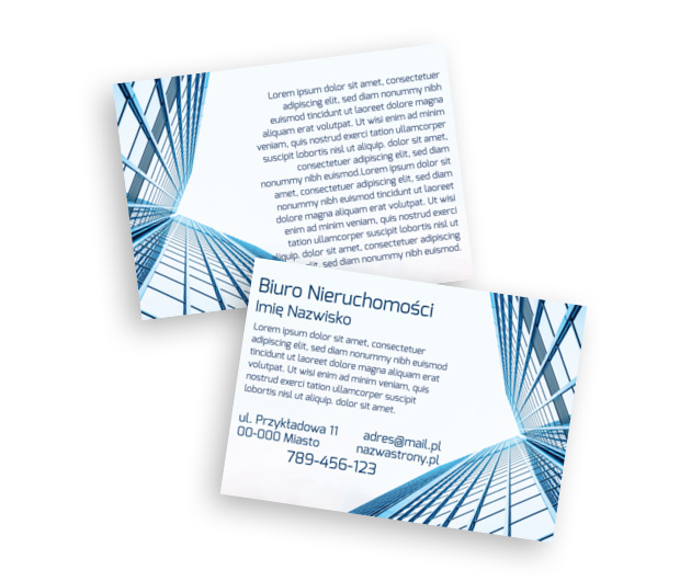 Nowoczesne podejście do reklamy, Nieruchomość, Biuro nieruchomości  - Ulotki Netprint szablony online