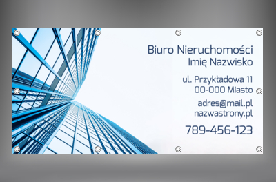 Przykuć uwagę i zainteresować, Nieruchomość, Biuro nieruchomości - Banery Netprint