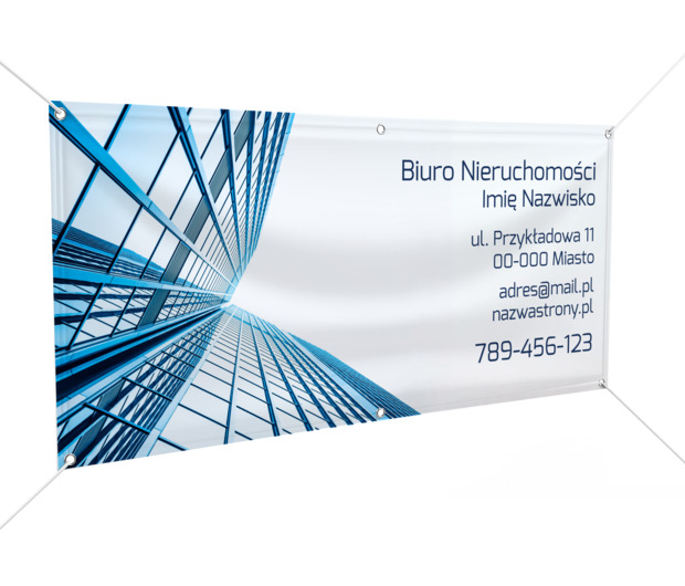 Przykuć uwagę i zainteresować, Nieruchomość, Biuro nieruchomości - Banery Netprint szablony online