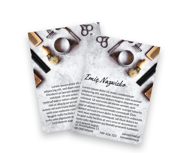 Ten porządek ma znaczenie, Zdrowie i Uroda, Salon Fryzjerski - Ulotki Netprint szablony online