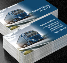 Z wami w każdą drogę, Transport, Transport Towarów - Wizytówki Netprint