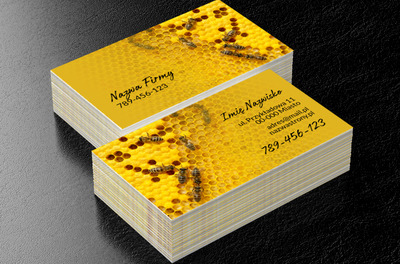 Pasieka pełna zdrowia, Środowisko i Przyroda, Usługi dla zwierząt - Wizytówki Netprint