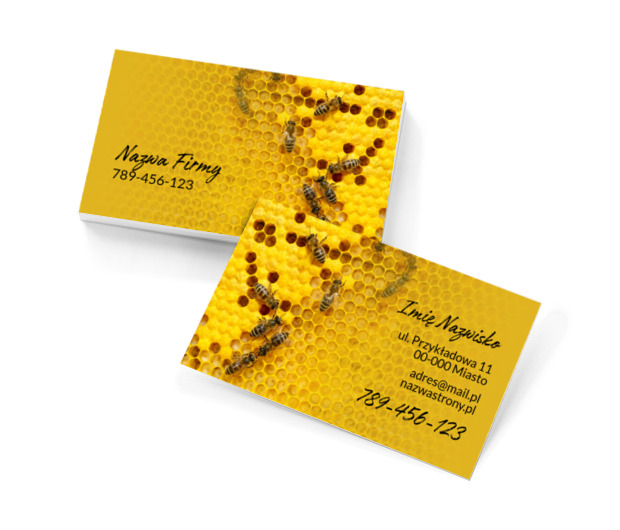 Pasieka pełna zdrowia, Środowisko i Przyroda, Usługi dla zwierząt - Wizytówki Netprint szablony online