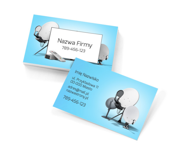 Montujecie okna na świat, Telekomunikacja i Internet, Usługi telekomunikacyjne - Wizytówki Netprint szablony online