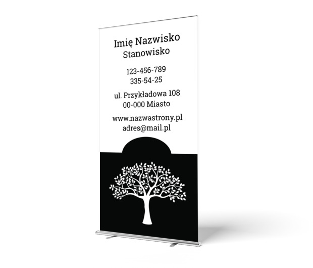 Dobra grafika, dobry gust, Środowisko i Przyroda, Architektura krajobrazu - Roll-up Netprint szablony online